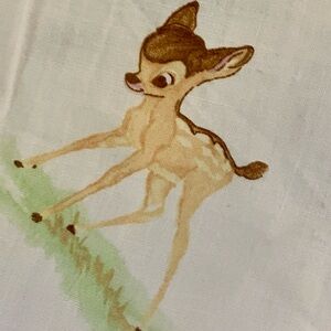 Disney Baby Fitted Crib Sheet – Bambi, Thumper & Flower